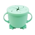 thumbnail image 2 of Comedero para bocadillos,Cuenco de silicona con asas para guardar bocadillos de bebé,Tazón de comida para bebés,150 ml,para aprender ,Vasos de silicona aptos para uso alimentario para, 2 of 8