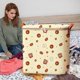 thumbnail image 5 of Caja de Almacenamiento de Ropa Tomato Bear de Gran Capacidad: Organizador de Armario de Tela Transpirable de 80 L, 140 L y 180 L, Bolsa Plegable Apilable con Asa para Organizar El Hogar., 5 of 6