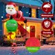 thumbnail image 3 of Papá Noel inflable navideño OurWarm de 8 pulgadas con luces LED, 3 of 7