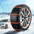 thumbnail image 1 of LEEYNEER 40 Pcs Chaînes Anti-Neige Réutilisables pour Voiture, Chaînes Antidérapantes, Attache Universelle Réglable pour Pneus d'Urgence, Neige, Boue, Largeur des Pneus, 1 of 6