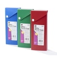 thumbnail image 2 of Charles Leonard Slider Pencil Case Box, Slide Out Tray, Snap Closure, Assorted Colors, 1 Box, 2 of 2