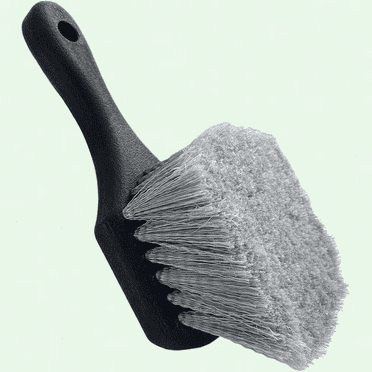 Veract Soft Bristle Non Slip Car Washing Brush, Black