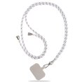 thumbnail image 1 of Cuerda para el cuello del teléfono móvil Cordón anticaída de poliéster portátil con tarjeta adhesiva Accesorio para teléfono inteligente Blanco Gris Blanco Blanco Gris BlancoPorcelana Deng Xun unisex, 1 of 2