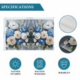 thumbnail image 6 of Farm Blue Hydrangea Placemats Set of 4,Wipeable Washable Table Mats for Dining Tables, Oil Painting White Camellia Place Mats for Kitchen Event Party Tabletop Decor, 6 of 9