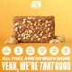 thumbnail image 2 of Cranberry Toasted Almond Protein Bars - Gluten Free, Plant Based, Non GMO, Sustainably Made – Ridiculously Tasty, Healthy, Vegan, Nutrition Snack Protein Bars, 2.05 oz (12 Count), 2 of 5