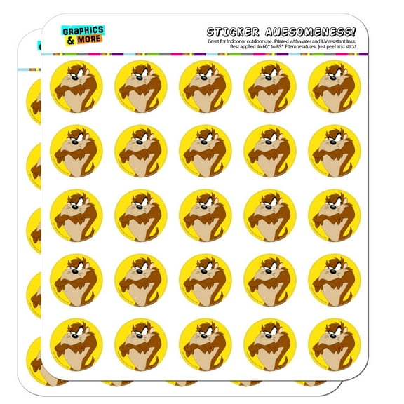 Looney Tunes Taz Planner Calendar Scrapbooking Crafting Stickers