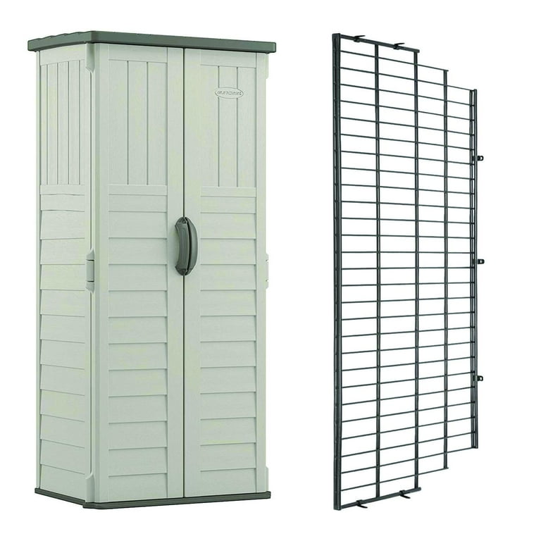 Suncast BMS5700 54 Cu Ft Resin Vertical Storage Shed,, 43 OFF