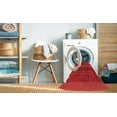 thumbnail image 2 of Ahgly Company Tapis d'Intérieur Lavables en Machine, Rectangle Rouge Transitionnel, 5' x 8', 2 of 7