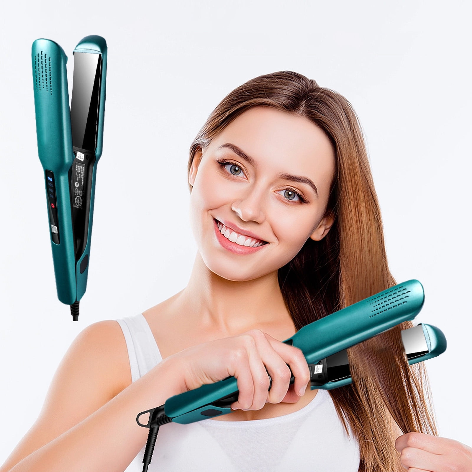 Hair curling straightener best sale