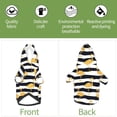 thumbnail image 6 of Gaeub Gold Flamingo Dog Hoodie Sweatshirts Warm Dog Clothes for Small Dogs,Puppy and Cat Costume-X-Small, 6 of 7