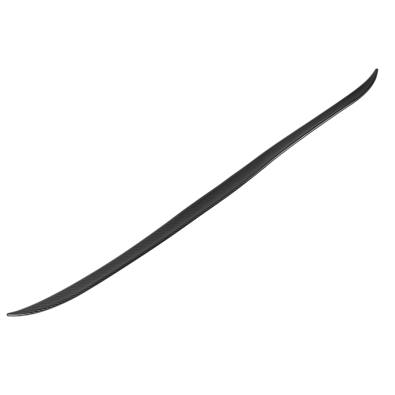 Domqga Car Spoiler Reducing Drag Carbon Fiber Pattern Concise Style