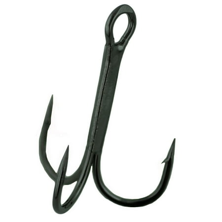 - Gamakatsu Treble 23 Round Bend Hook, NS Black