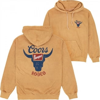 Coors Beer Banquet Waterfalls Dark Grey Hoodie — Officially Licensed, Cotton/Poly Blend, X-Large