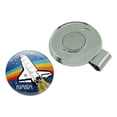 thumbnail image 4 of NASA Logo Over Space Shuttle with Rainbow Golf Hat Clip With Magnetic Ball Marker, 4 of 7