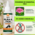 thumbnail image 4 of Nature’s Dome Flea & Tick Spray, Natural Home & Outdoor Pest Control, Kills & Repels Fleas, Ticks, Larvae & Eggs – Plant-Based, Kid & Pet Safe Insect Spray, 2 oz, 4 of 10