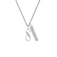 thumbnail image 2 of Delight Jewelry Silvertone Family Infinity Sign Silvertone Balance Bar Charm Necklace, 23", 2 of 4