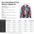 thumbnail image 3 of KLL Psychedelic Hairless Cat Print Men's Women’s UPF 50+ Sun Protection Outdoor Hoodie Jacket Long Sleeve Fishing Hiking Performance Shirt- X-Large, 3 of 5