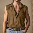 thumbnail image 2 of PEASKJP Mens Classic Tank Top Quick Dry Muscle Shirt Lightweight Running SPF Tank Tops,Coffee L, 2 of 5