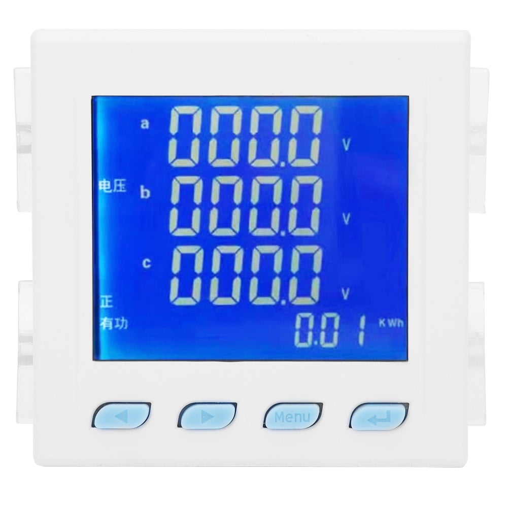 Power Meter Voltage Meter Current Meter 3phase Meter Lcd Meter LT194E9SY White Power Meter 3