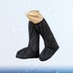 thumbnail image 5 of Cubrezapatos impermeables reutilizables para motocicleta, ciclismo, botas de lluvia (talla L), 5 of 5