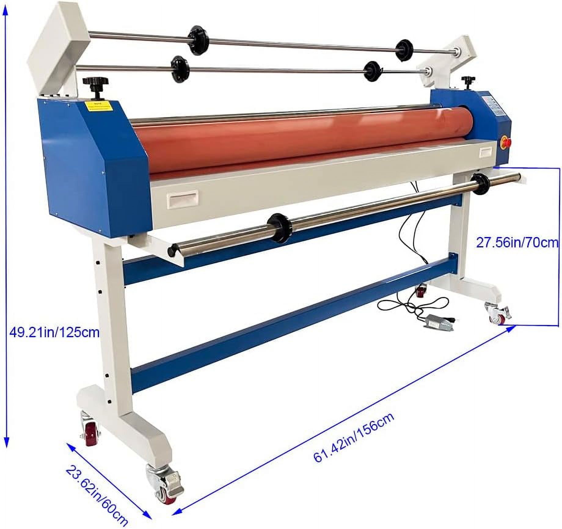 PreAsion 51" (1300MM) Semi - auto Electric/Manual Cold Laminating Electric and Manual Dual-purpose Cold Mounting Machine 110V