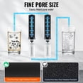 thumbnail image 3 of VEVOR Water Filters Replacement, Purification Elements, Replacement Filters, Gravity Water Filter System, Compatible with Most Brands, Pack of 4 (2 Activated Carbon Filter + 2 Defluorination Filter), 3 of 9