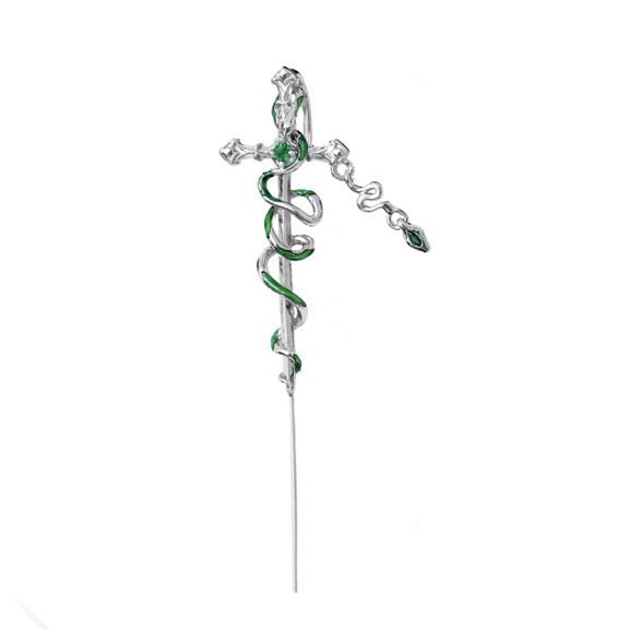 lixuesong Gothic Snake Ear Cuff With Thorns Designs Jewelry Accessory for Trendy Fashion Enthusiasts Seek Unique Styles Daily Use