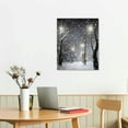 thumbnail image 2 of Nawypu   Christmas Wall Canvas Art Home Decor, Battery Operated Snowy Winter Scene, Winter Path, 2 of 4