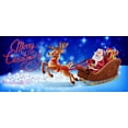 thumbnail image 2 of 7' x 16' Magical Santa’s Reindeer Christmas Double Garage Door Banner - Festive Holiday Décor, 2 of 5