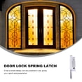 thumbnail image 4 of FRCOLOR Bolt Lock Door Security Foot Lock Zinc Alloy Security Slide Bolt Lock Spring Latch Lock,7.48"X1.97"X1.57", 4 of 5