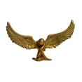thumbnail image 2 of Estatua de ángel, adorno artístico de resina, colección, regalo ideal, escultura creativa, figura de ángel para sala de estar, mesa y jardín. Oro, 2 of 8