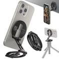 thumbnail image 1 of Soporte de teléfono MOSENVKA Dual Magnetic para iPhone, color negro, 1 of 8