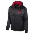 thumbnail image 2 of Men's Colosseum Black Oklahoma Sooners Cypher Half-Zip Hoodie, 2 of 3