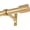 Warm Gold, variant on Warm Gold Curtain Rods for Window 72-144", Decorative With Cap Finials, Telescoping Single Drapery Rod, Heavy Duty 1-Inch Window Treatment