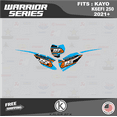 thumbnail image 4 of Kalair GFX Graphics Kit for Kayo K6EFI 250 Dirt Bike (2021+) Warrior Series, 4 of 5