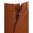 thumbnail image 7 of Kaerm Mens 70s Disco Outfits Bell Bottom Pants Slim Fit Retro Flared Trousers with Pockets Brown L, 7 of 7