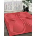 thumbnail image 2 of Ahgly Company Indoor Rectangle Patterned Red Area Rugs, 2' x 5', 2 of 6