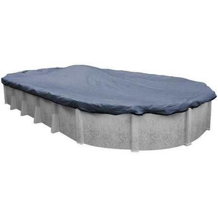 - Robelle 15-Year XL Blue Oval Winter Pool Cover, 12 x 18 ft. Pool