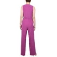 thumbnail image 3 of NY Collection Missy Sleeveless Belted Jumpsuit, 3 of 4