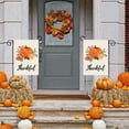 thumbnail image 1 of Thanksgiving Garden Flag, Festive Sunflower and Pumpkin Design, Durable Polyester Outdoor Decoration with Vibrant Colours for Fall Celebrations and Festivals, 1 of 6