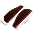 thumbnail image 3 of ETEREAUTY 2Pcs Car Rear Mirror Rain Shield Black Flexible PVC for Clear View in Rain, 3 of 6