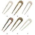thumbnail image 3 of Guardurnaity Diademas en forma de U, herramienta geométrica, Clip de estilismo, tenedor para mujer, soporte ligero, palillo para el pelo de boda Accesorio para el cabello Cuadrícula blanca, 3 of 6
