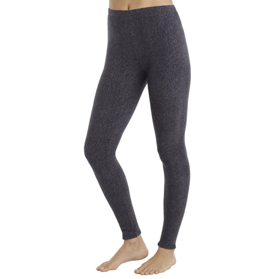 ClimateRight by Cuddl Duds Stretch Fleece Women's Mild Natural Rise Base Layer Thermal Legging, Sizes XS to 4X