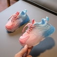 thumbnail image 6 of Baby Girl Shoes Sneakers Color Gradient Led Light Shoes Dad Shoes Lace Up Soft Soles Boys Sneakers,Size 3 Years-3.5 Years, 6 of 9