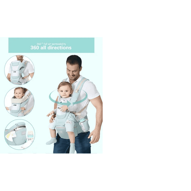 Mochila porta bebes ergonomica Verde Malubero Malu650 Bodega Aurrera en linea