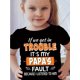 thumbnail image 1 of If We Get In Trouble..." Print Creative T-Shirts, Soft & Elastic Comfy Crew Neck Short Sleeve Tee, Girls' Summer Tops, MILKYSHIP, 1 of 7