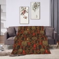 thumbnail image 6 of ZNDUO Lightweight Microfiber Bed Blanket, Taiji Back Art Pattern Super Soft Flannel Cozy Throw Blankets, 80"x60", 6 of 8