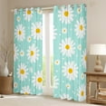 thumbnail image 2 of Castle Fairy White Daisy Black Out Curtains for Teens,Polka Dots Curtains Pack of 2 (42x63 Each),Spring Graden Bedroom Curtains,Microfiber Bedroom Decor, 2 of 6