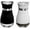 BK/White, variant on Salt and Pepper Shakers (2-Pc. Set) Elegant w/Clear Glass Bottom | Compact Cooking, Kitchen and Dining Room Use | Classic, Refillable Design (Red)