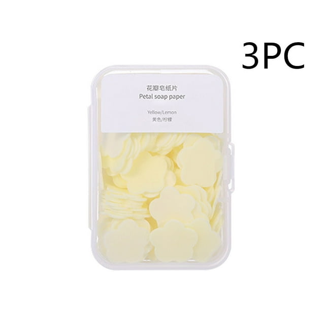 Organisateurs et Rangement de Neutrogènes FaS0La Voyage 3 Pcs Savon à Main Portable Papier Savon Pétale Jetable Gadgets de Cuisine Indispensables 2023